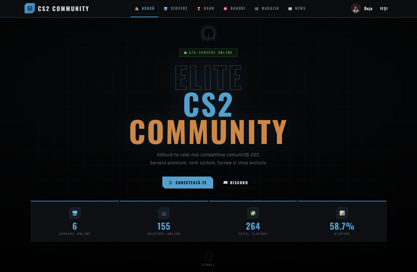 CS2 Template Elite | Leaderboard, VIP Shop, Admin | Templuxo